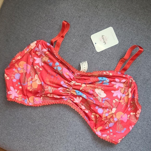 New spell designs FP wild bloom red bralette bra L - Picture 10 of 14